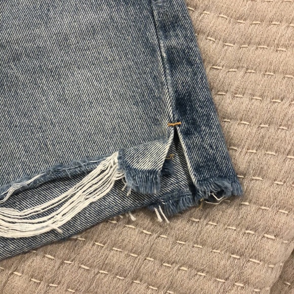 Agolde Dee Jean Shorts Cutoffs 27 - Picture 4 of 7